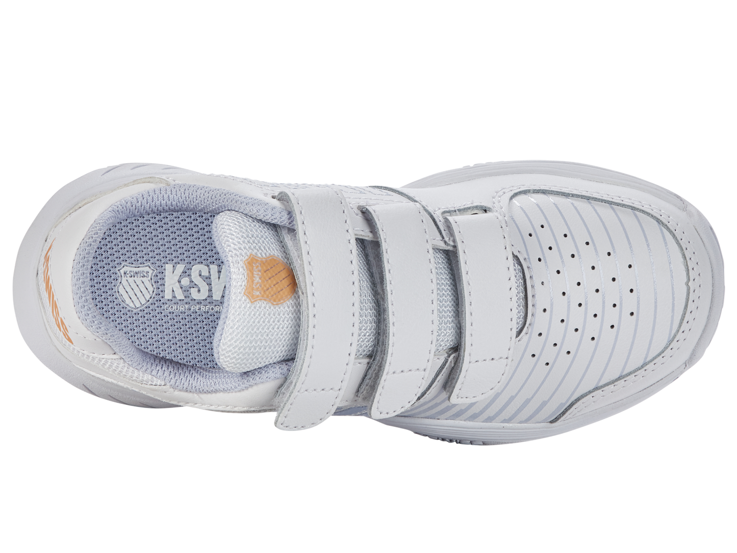 K-Swiss Court Express Strap Omni White - Purple