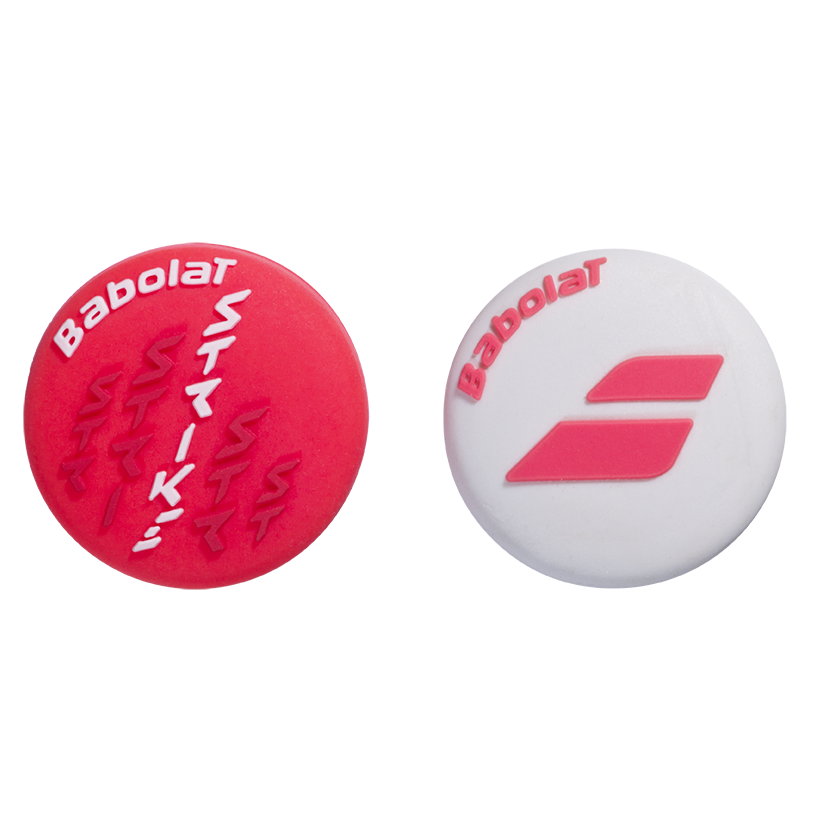 Babolat Strike Dempers White - Pink 2X