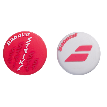 Babolat Strike Dempers White - Pink 2X