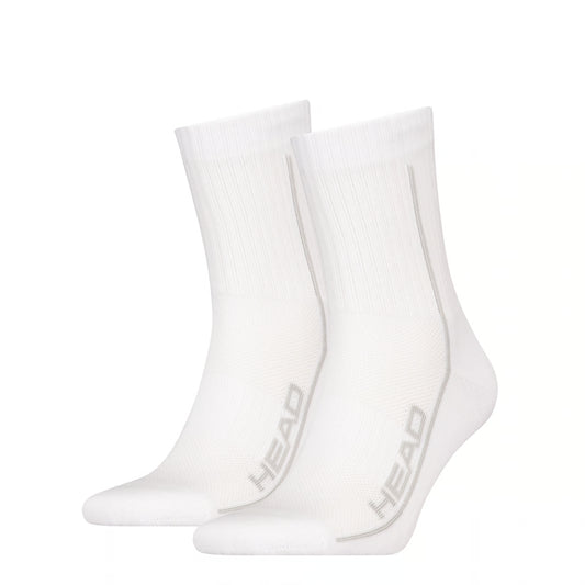 Head Performance Short Crew 2 Pack White