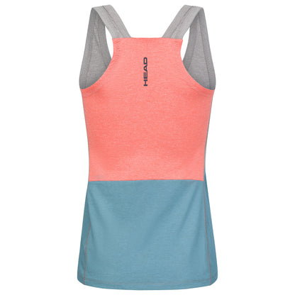 Head Padel Tech Tanktop Grey - Orange
