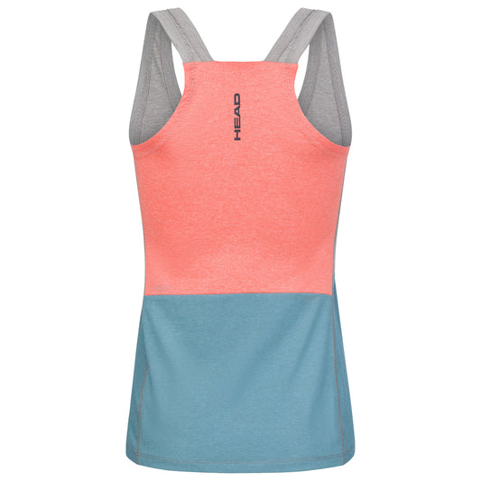 Head Padel Tech Tanktop Grey - Orange