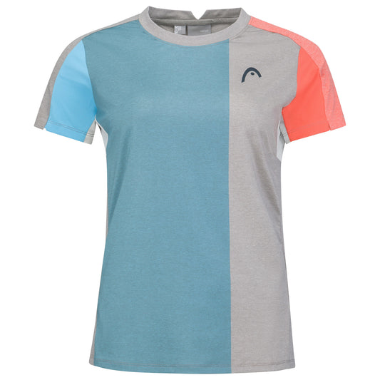 Head Padel Tech T-Shirt Women Grey - Orange