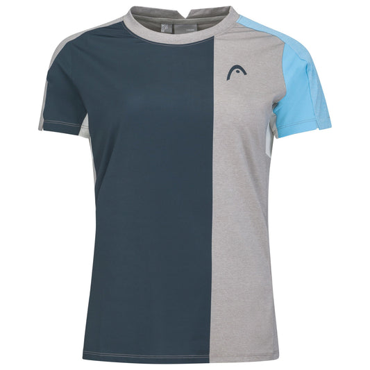 Head Padel Tech T-Shirt Women Grey - Navy