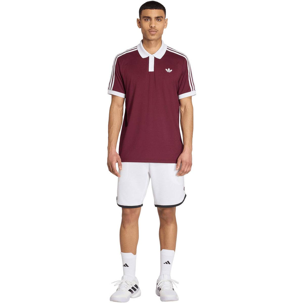 Adidas Classics Polo Maroon
