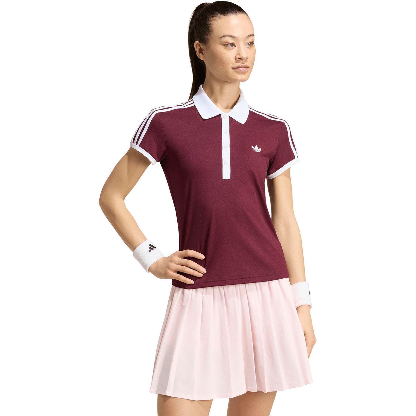 Adidas Classics Polo Women Maroon