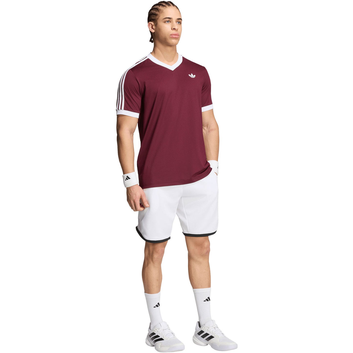 Adidas Classics Tee Men Maroon