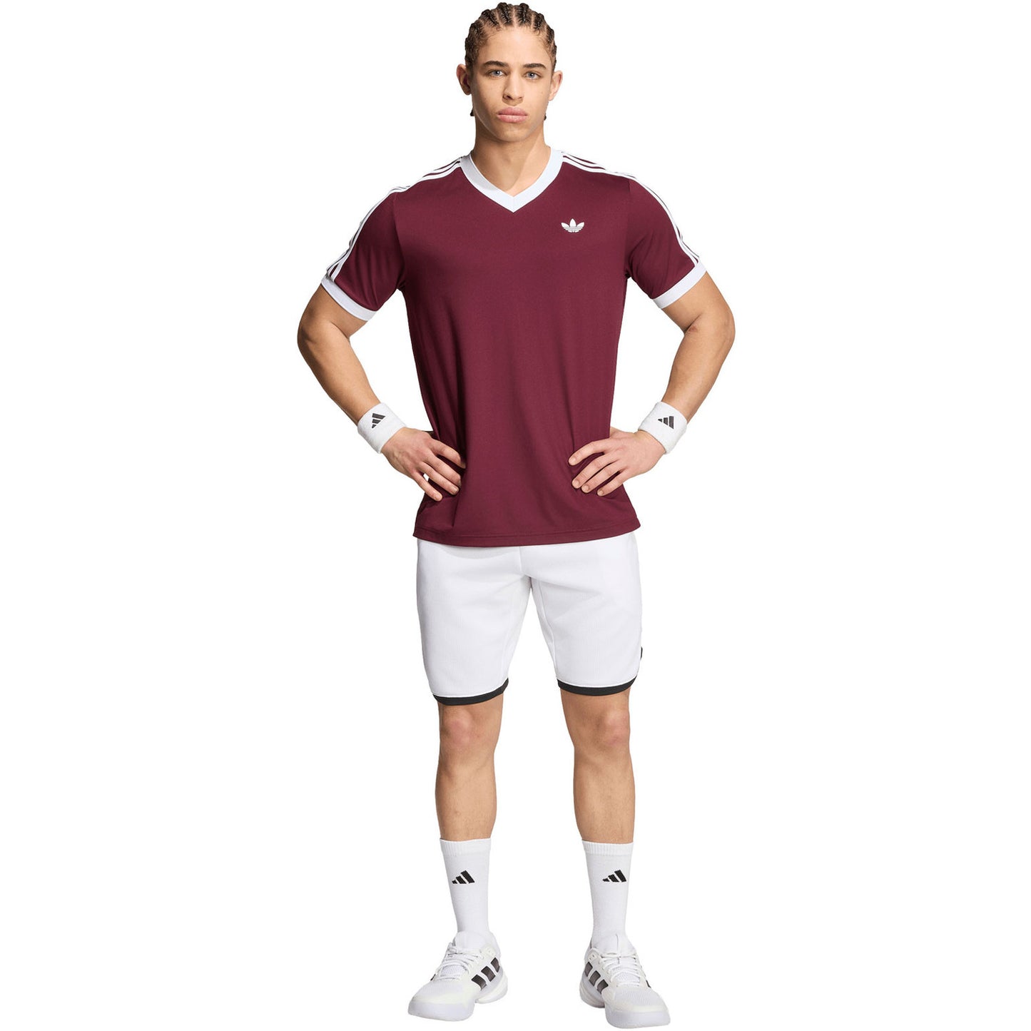 Adidas Classics Tee Men Maroon
