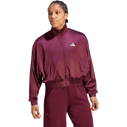 Adidas Cover Jacket Women Maroon