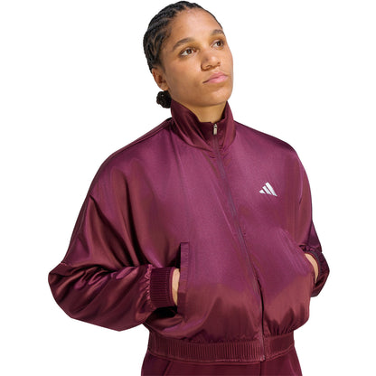 Adidas Cover Jacket Women Maroon