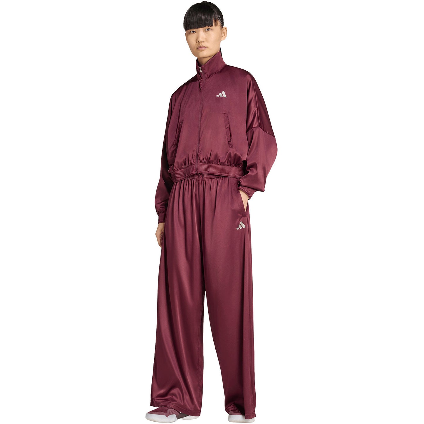 Adidas Cover Pant Women Maroon