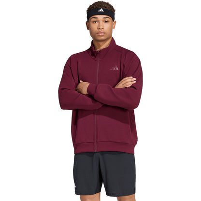 Adidas Cover Up Jacket Men Maroon