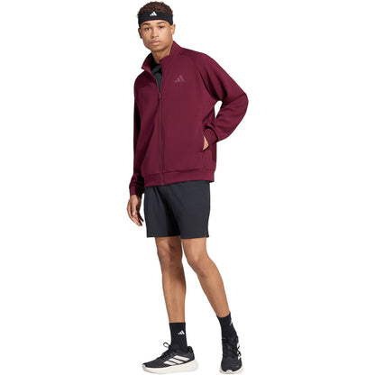 Adidas Cover Up Jacket Men Maroon