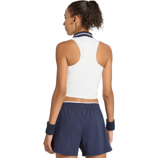 Adidas Paris Pro Cropped Tank White