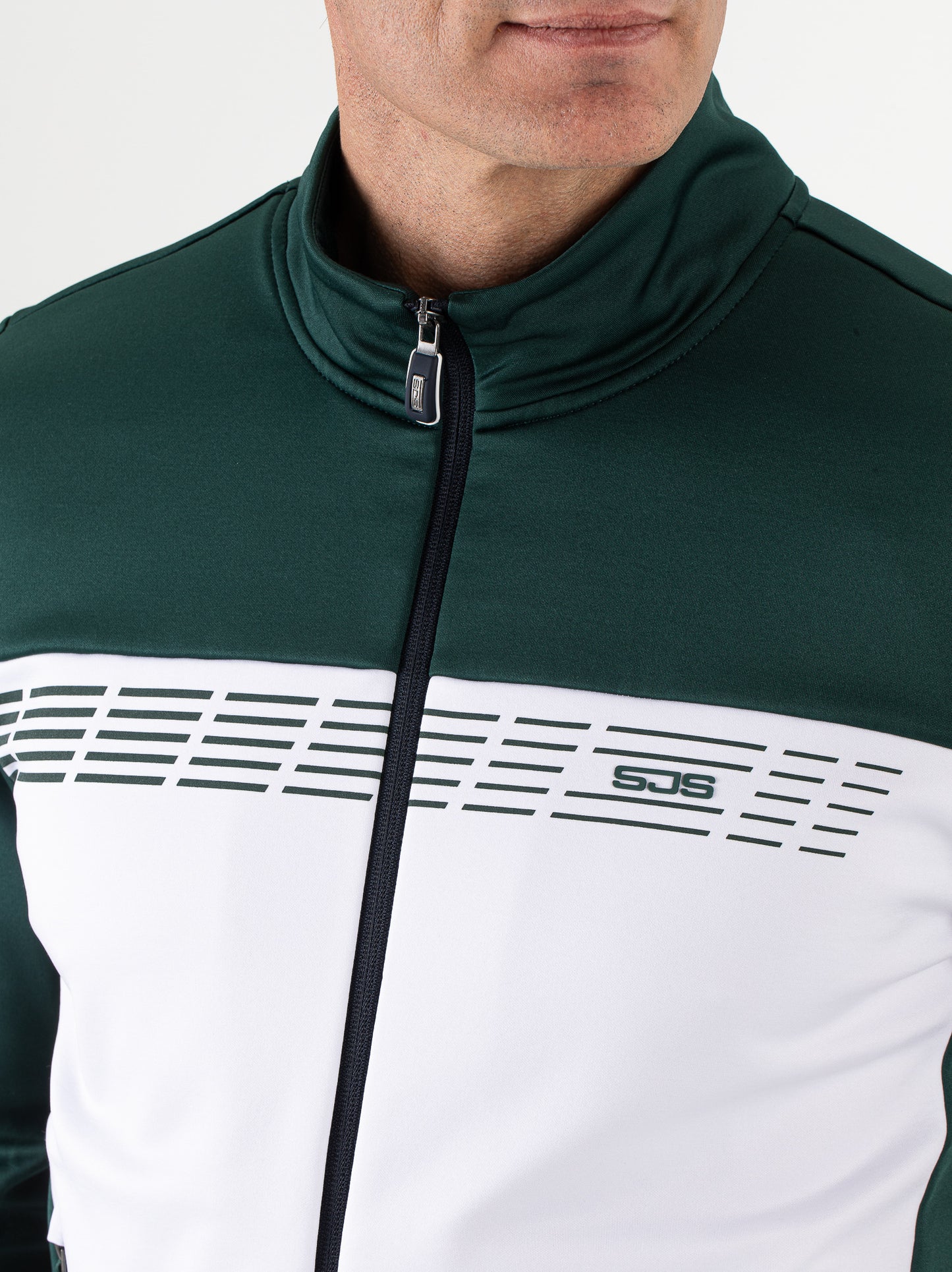 Sjeng Amiro Man track jacket - retro green