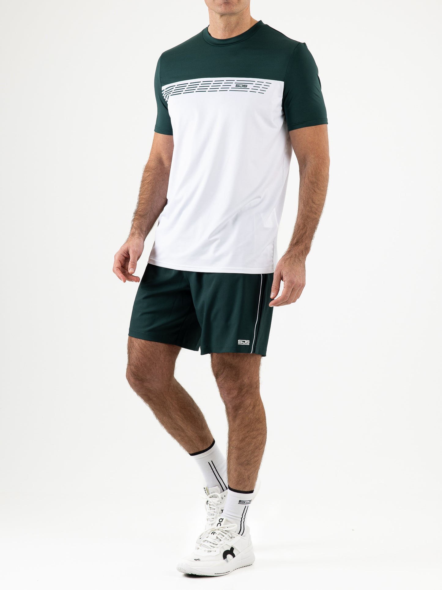 Sjeng Bing Man tee - retro green