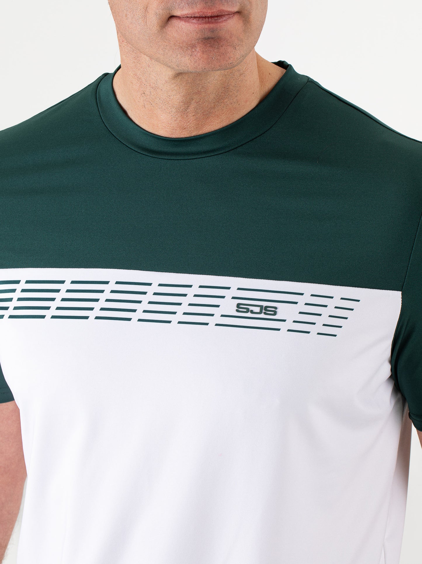 Sjeng Bing Man tee - retro green