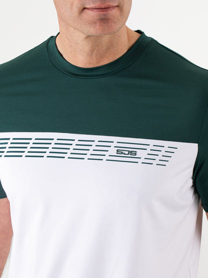 Sjeng Bing Man tee - retro green