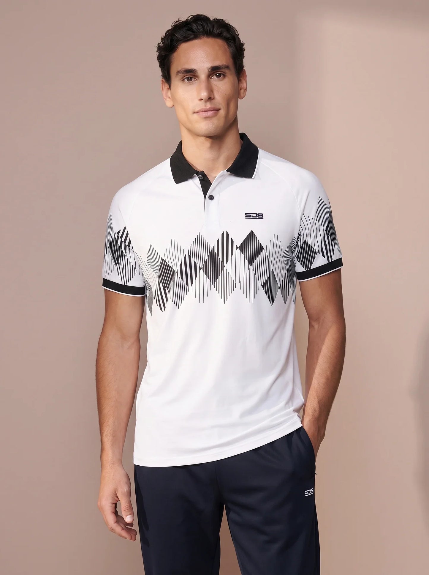 Sjeng Cedric Men Polo - Real White