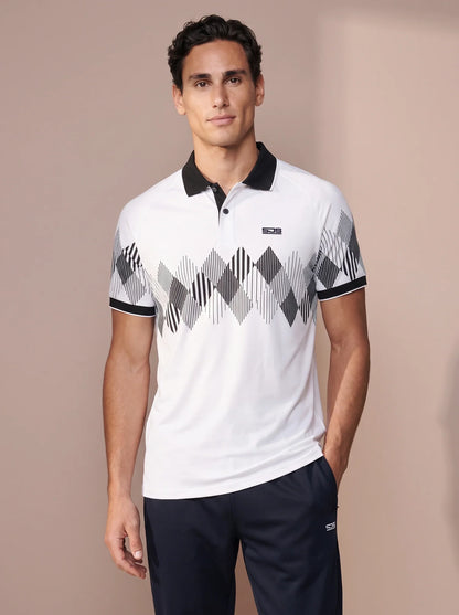 Sjeng Cedric Men Polo - Real White