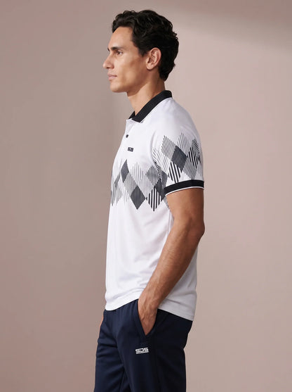 Sjeng Cedric Men Polo - Real White