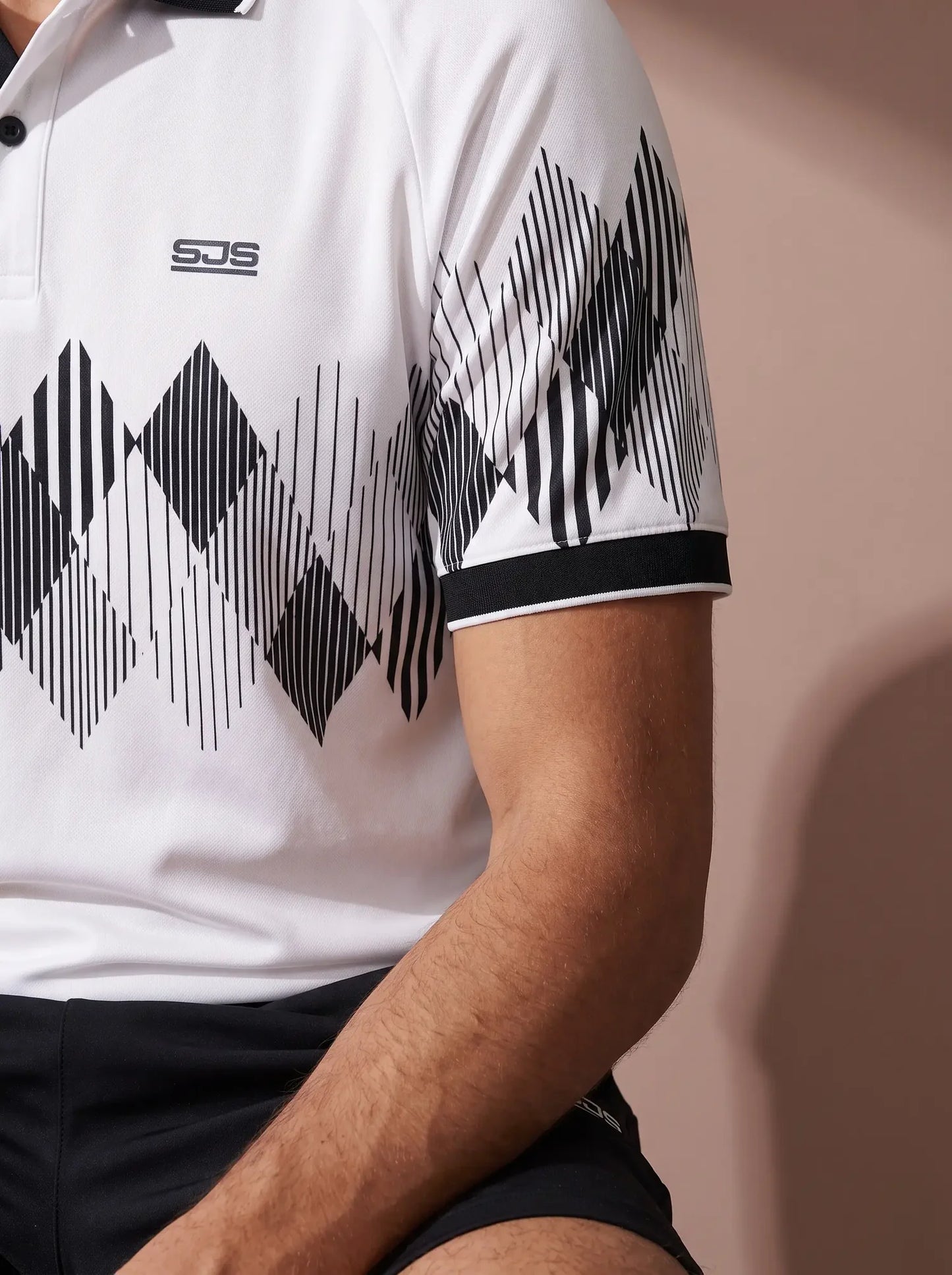 Sjeng Cedric Men Polo - Real White