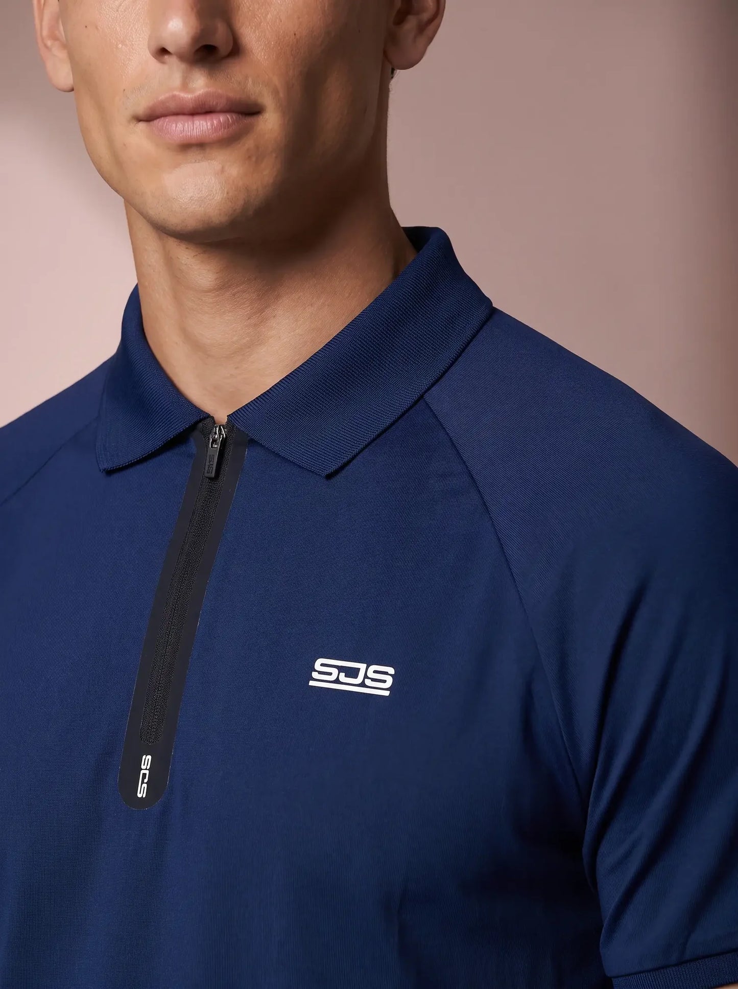 Sjeng Chet Men Polo - Pelikan Ink