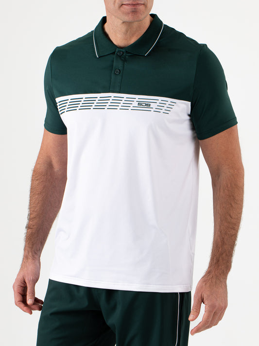 Sjeng Cyriel Man polo - retro green