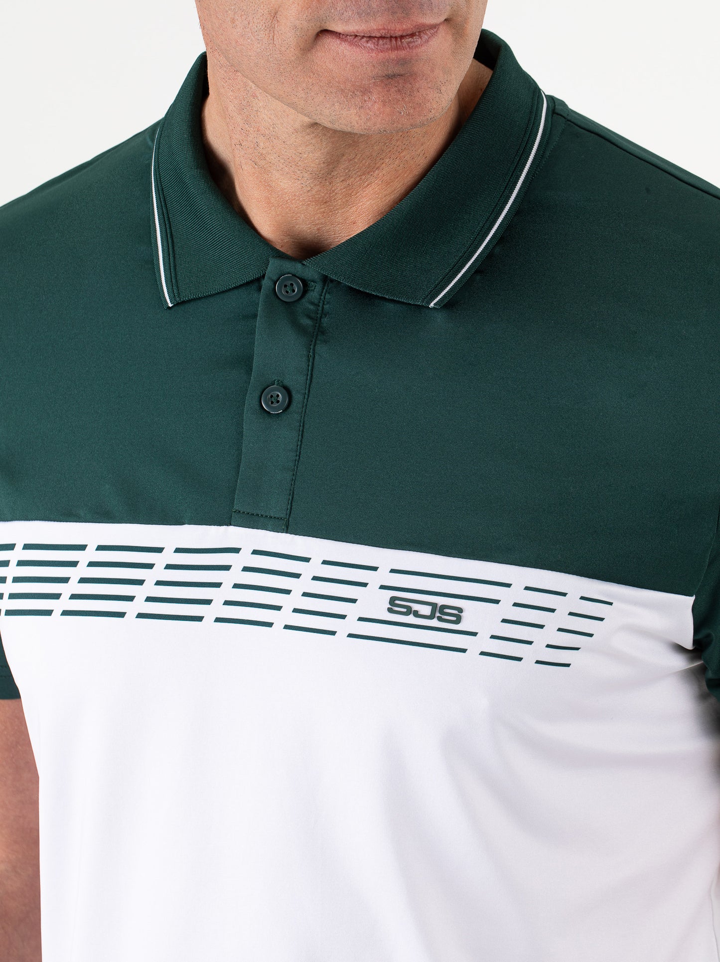 Sjeng Cyriel Man polo - retro green
