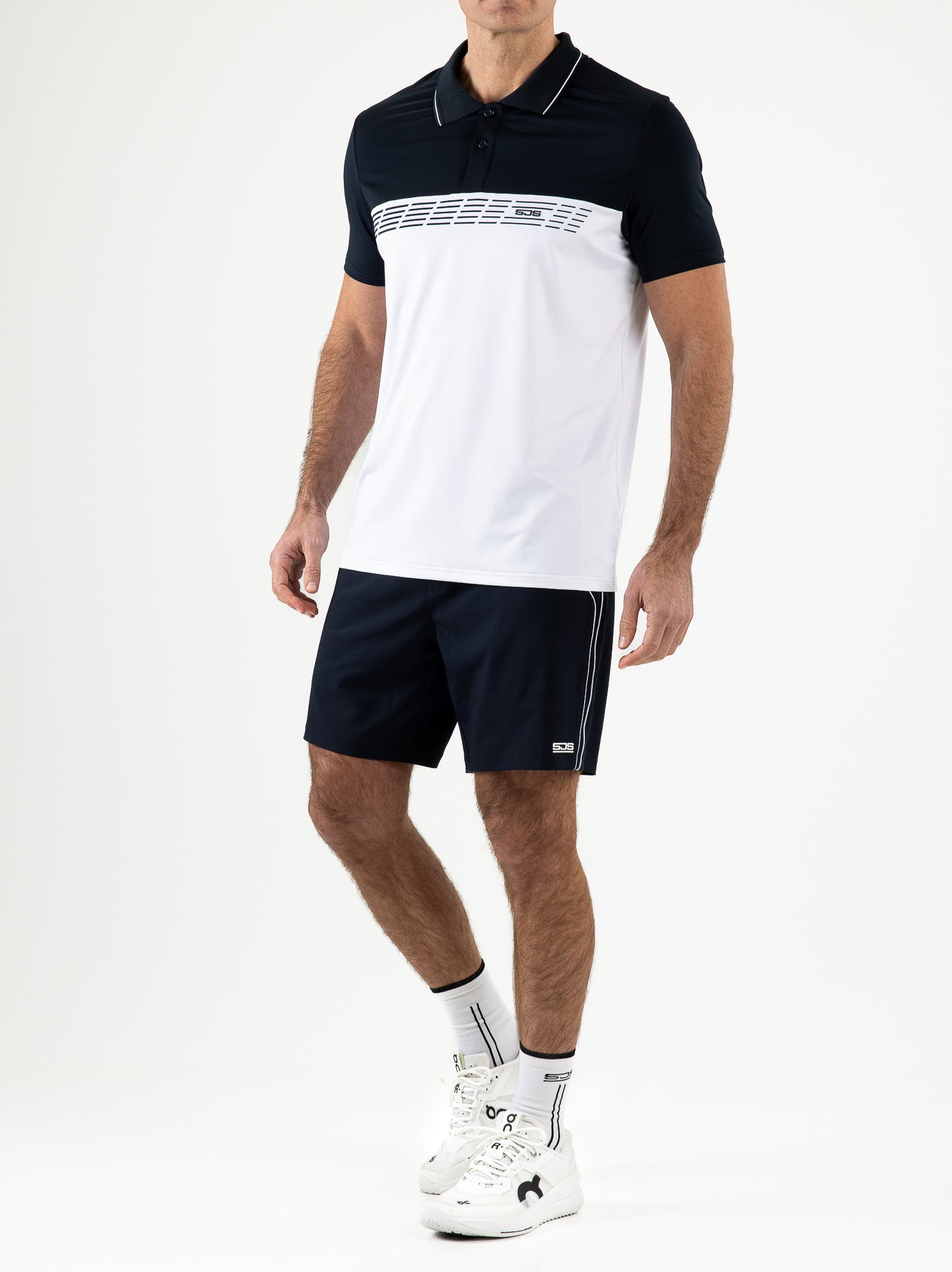 Sjeng Cyriel Man polo - dark blue