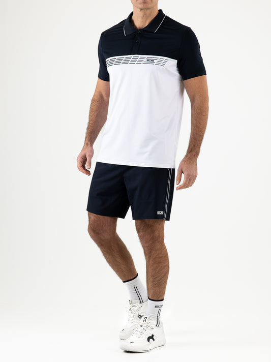 Sjeng Cyriel Man polo - dark blue
