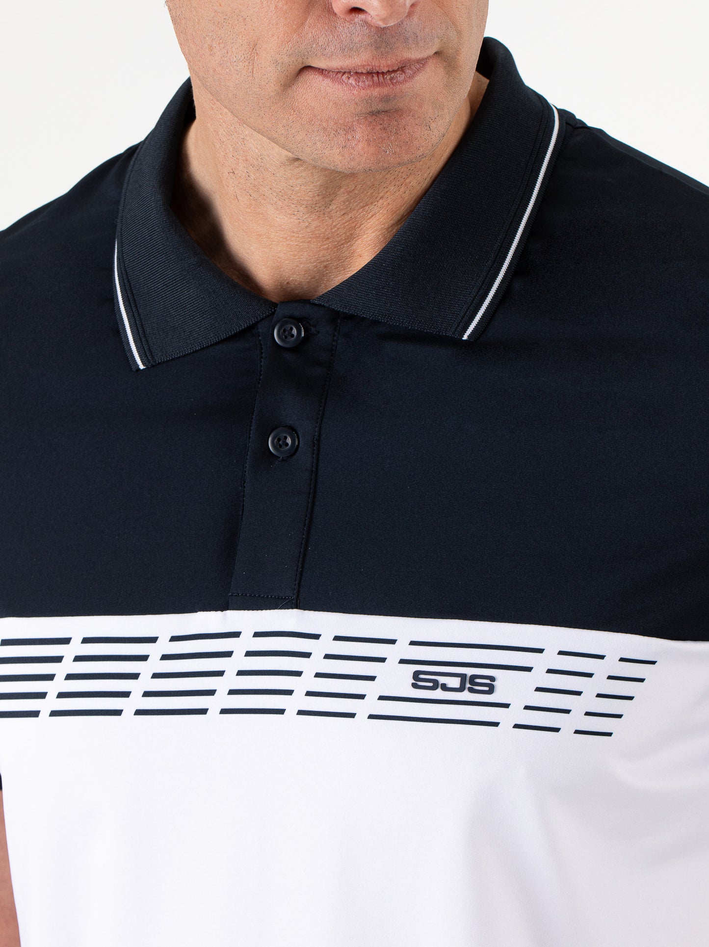 Sjeng Cyriel Man polo - dark blue