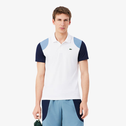 Lacoste Sport Polo Ultra-Dry White Blue