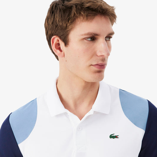 Lacoste Sport Polo Ultra-Dry White Blue