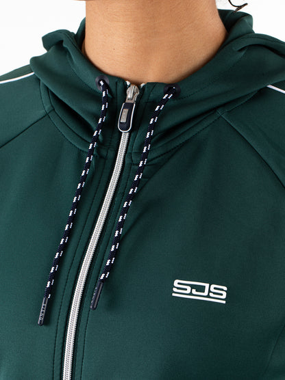 Sjeng Felipa Lady Hooded jacket - retro green