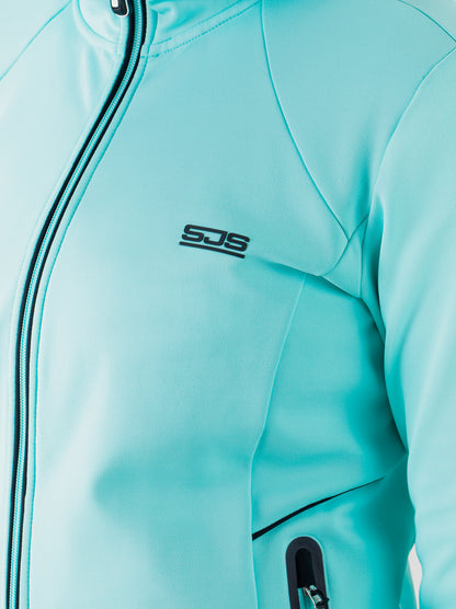 Sjeng Finke Lady Hooded jacket - aruba blue