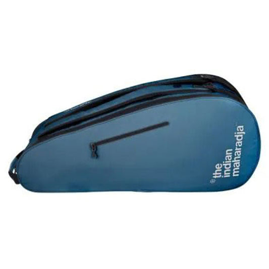 Indian Maharadja Tennis 6 Racketbag Blue Grey