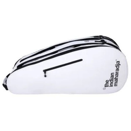 Indian Maharadja Tennis 6 Racketbag White