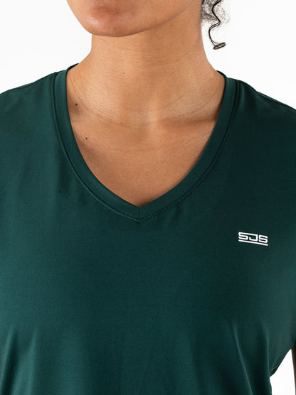 Sjeng Ines Lady tee - retro green