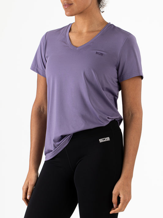 Sjeng Ines Lady tee - blue grape