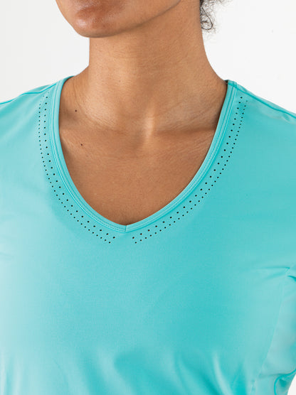 Sjeng Isadee Lady tee - aruba blue