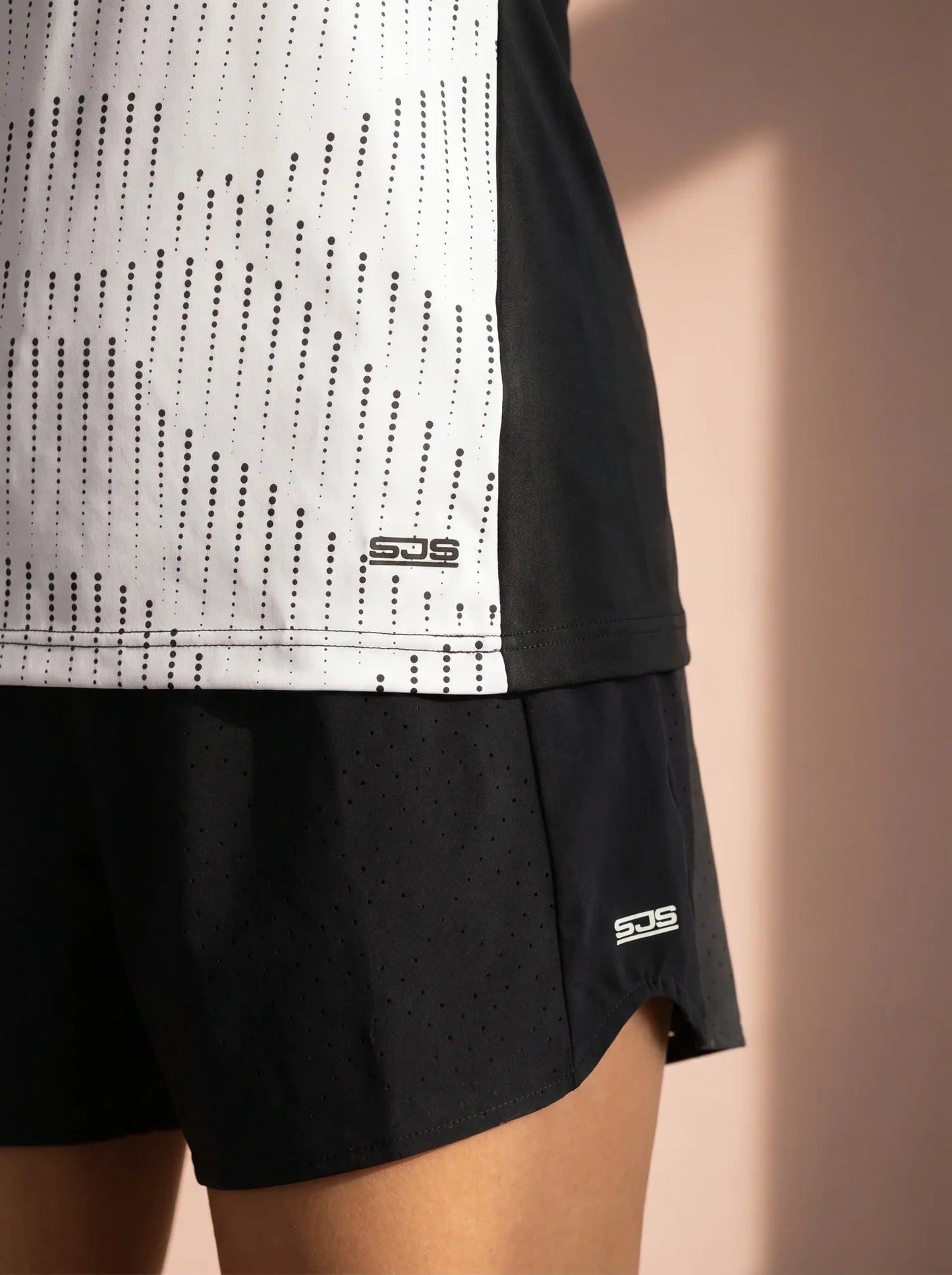 Sjeng Janis Lady Singlet - White Black