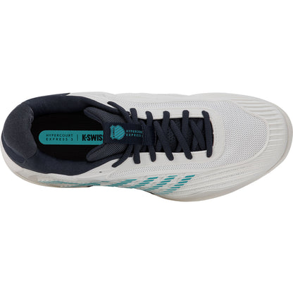 K-SWISS HYPERCOURT EXPRESS 3 CLAY White - Turquoise