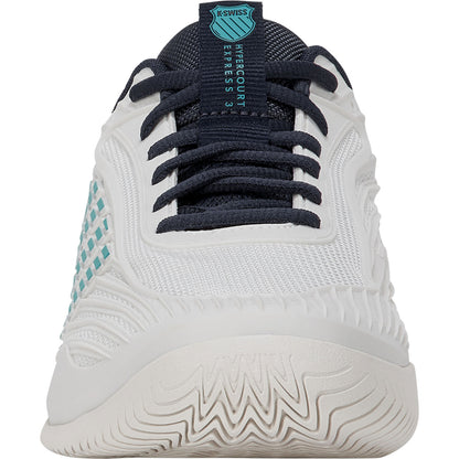 K-SWISS HYPERCOURT EXPRESS 3 CLAY White - Turquoise