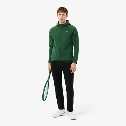 Lacoste Sport Stretch Hooded Jacket Green
