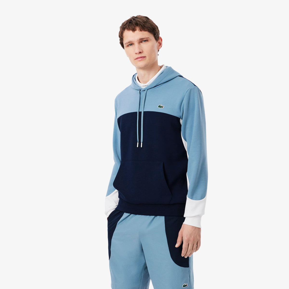 Lacoste Sport Sweater Navy - Aral - White