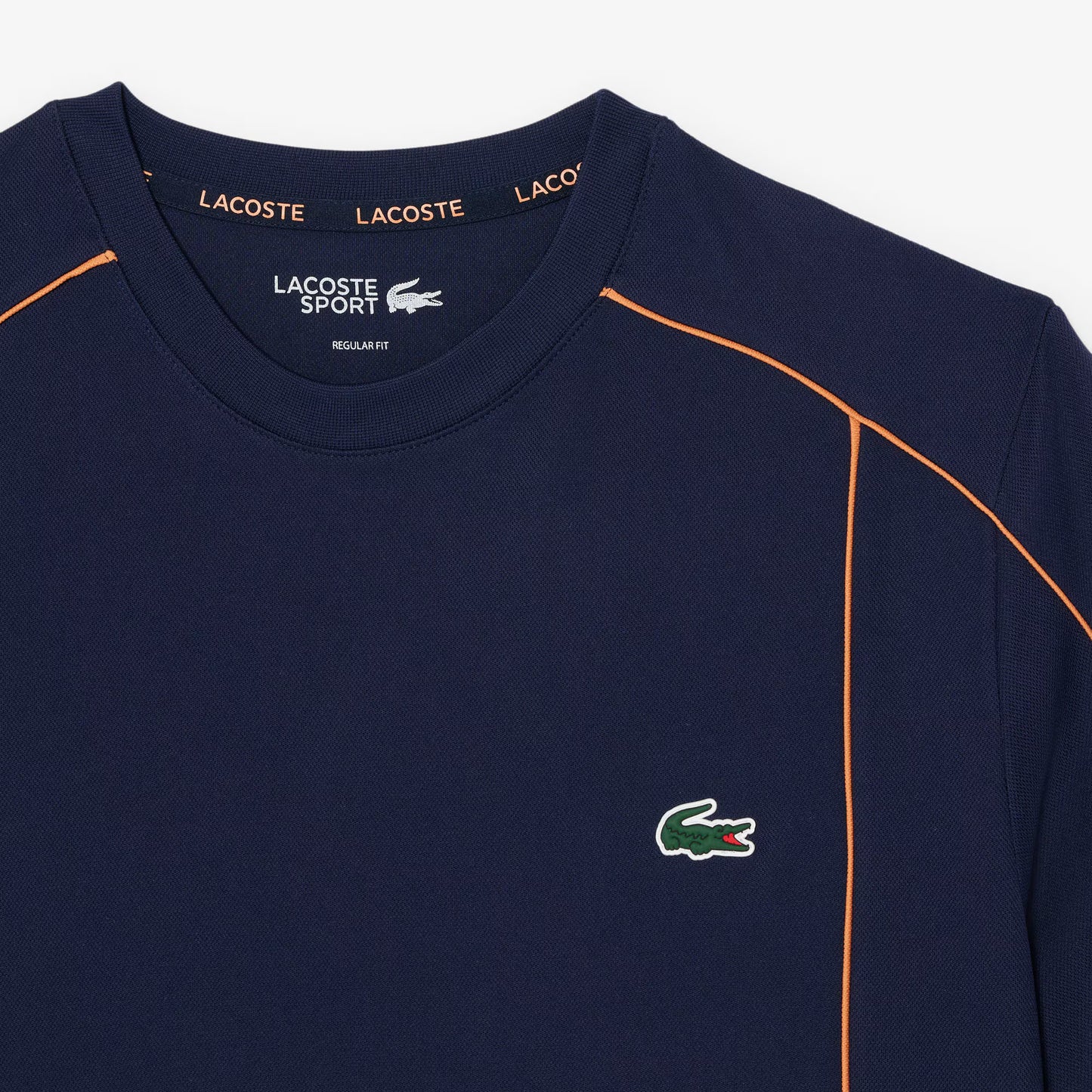 Lacoste Sport Tee Ultra-Dry Navy - Orange
