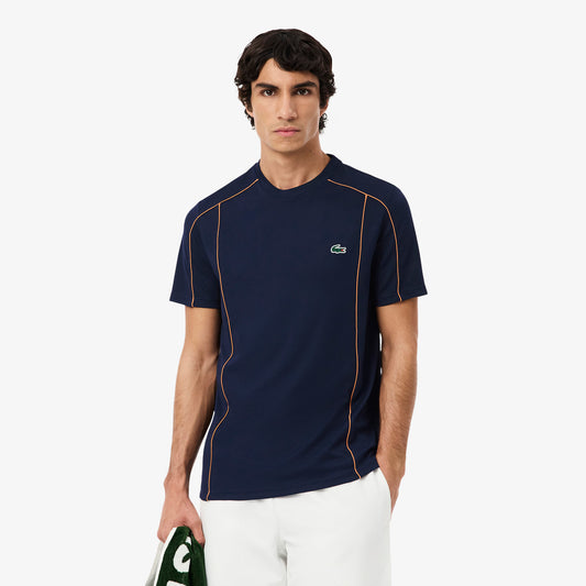 Lacoste Sport Tee Ultra-Dry Navy - Orange