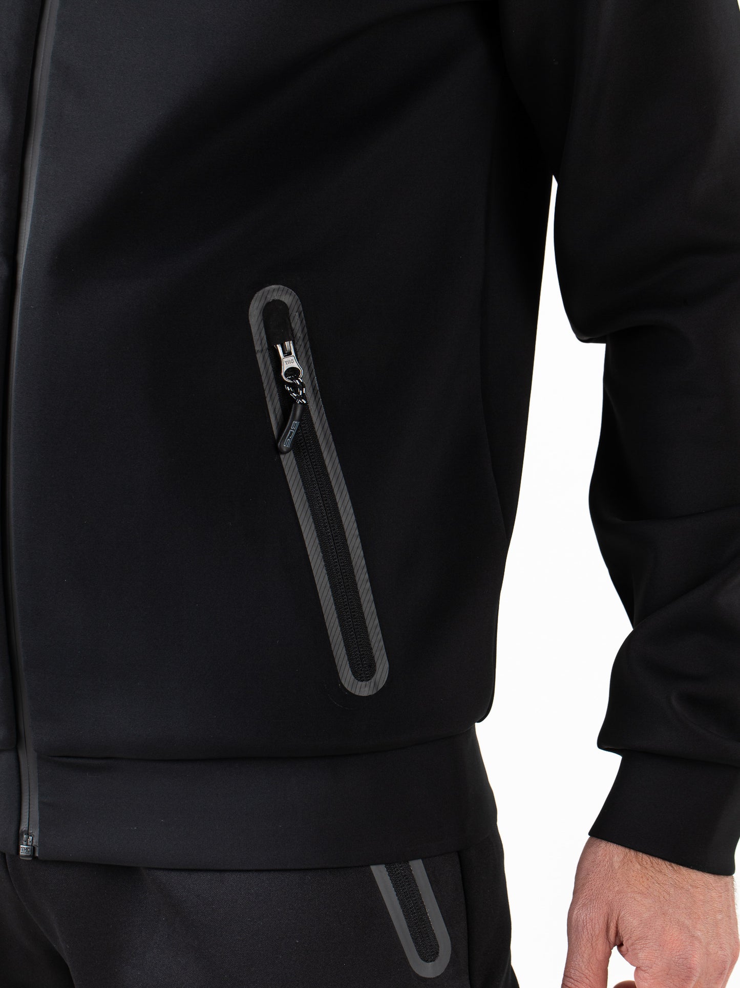 Sjeng Marek Man track jacket - black