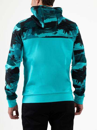 Sjeng Mars Man hooded jacket - aquamarine
